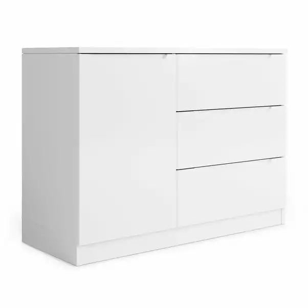 Dunelm Larson Small Sideboard White 2 Dunelm Larson Small Sideboard White - Image 2