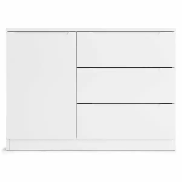 Dunelm Larson Small Sideboard White 3 Dunelm Larson Small Sideboard White - Image 3