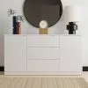 Dunelm Larson Large Sideboard White