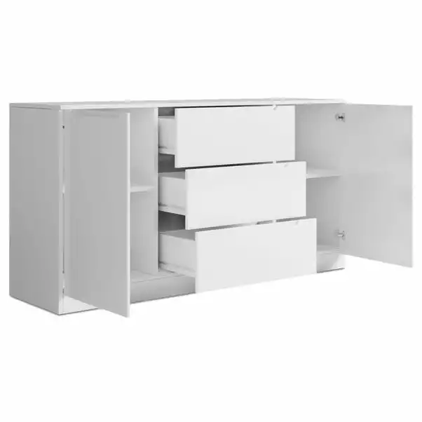 Dunelm Larson Large Sideboard White 5 Dunelm Larson Large Sideboard White - Image 5
