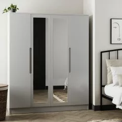 Dunelm Larson Extra Large 4 Door Wardrobe