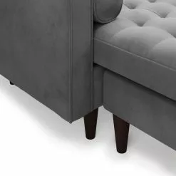 Dunelm Alfie Velvet Corner Chaise 10 Dunelm Alfie Velvet Corner Chaise -Dunelm Sales Store 30768604 alt05