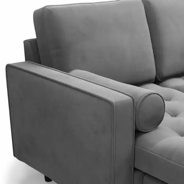 Dunelm Alfie Velvet Corner Chaise 6 Dunelm Alfie Velvet Corner Chaise - Image 6