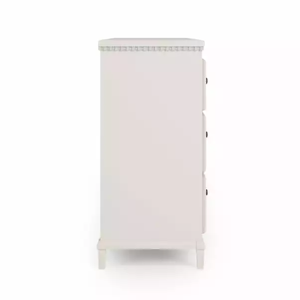 Dunelm Marco 4 Drawer Chest, Ivory 4 Dunelm Marco 4 Drawer Chest, Ivory - Image 4