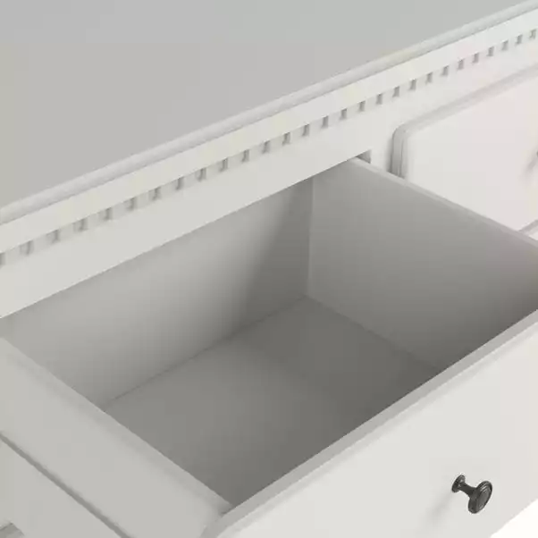 Dunelm Marco 4 Drawer Chest, Ivory 6 Dunelm Marco 4 Drawer Chest, Ivory - Image 6