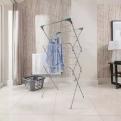 Addis 3 Tier Airer With Hooks -Dunelm Sales Store 30769063 alt03