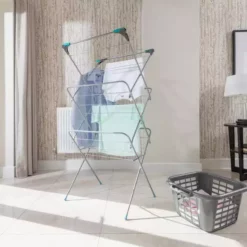 Addis 3 Tier Airer With Hooks -Dunelm Sales Store 30769063 alt04
