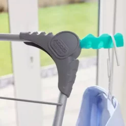 Addis 3 Tier Airer With Hooks -Dunelm Sales Store 30769063 alt05