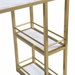 Dunelm Kendall Bar Table White Faux Marble -Dunelm Sales Store 30769219 alt05