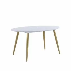 Dunelm Kendall Marble Effect Oval Dining Table -Dunelm Sales Store 30769223 alt02