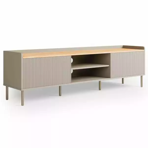 Dunelm Georgi Extra Wide TV Unit Natural 2 Dunelm Georgi Extra Wide TV Unit Natural - Image 2