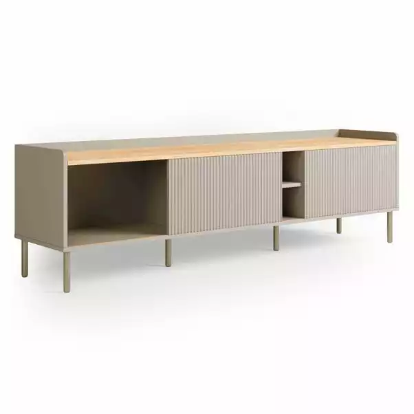 Dunelm Georgi Extra Wide TV Unit Natural 5 Dunelm Georgi Extra Wide TV Unit Natural - Image 5