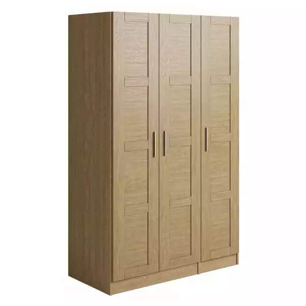 Dunelm Toby Triple Wardrobe 2 Dunelm Toby Triple Wardrobe - Image 2