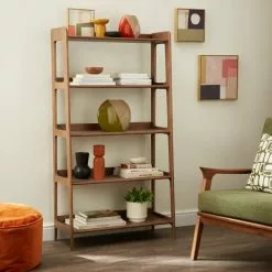 Elements Beechwood 5 Tier Shelving Unit