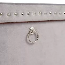 Dunelm Luxe Traveller Grey Velvet Cube -Dunelm Sales Store 30769866 alt04