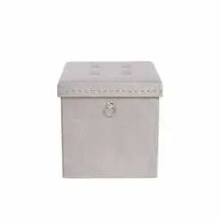 Dunelm Luxe Traveller Grey Velvet Cube -Dunelm Sales Store 30769866 alt05