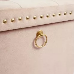 Dunelm Luxe Traveller Cream Velvet Cube -Dunelm Sales Store 30769870 alt05