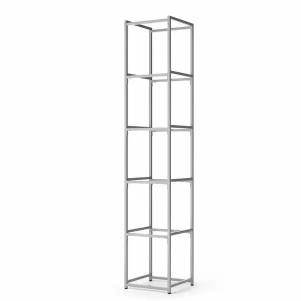 Dunelm Modular 6 Shelf Silver Frame Component 1 Dunelm Modular 6 Shelf Silver Frame Component