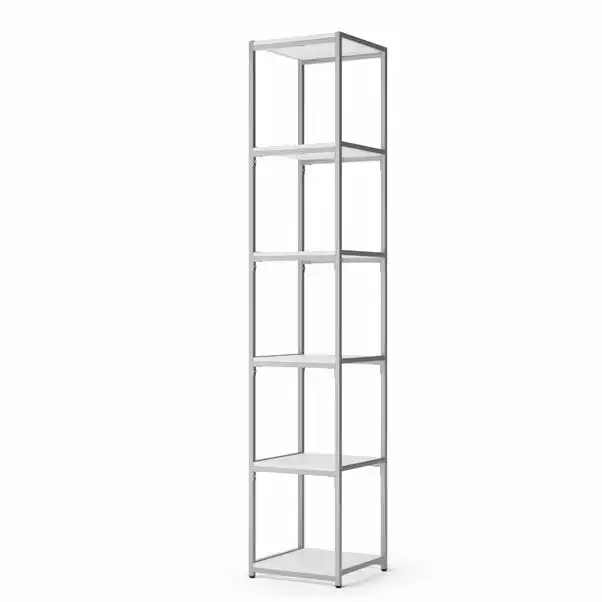 Dunelm Modular 6 Shelf Silver Frame Component 3 Dunelm Modular 6 Shelf Silver Frame Component - Image 3