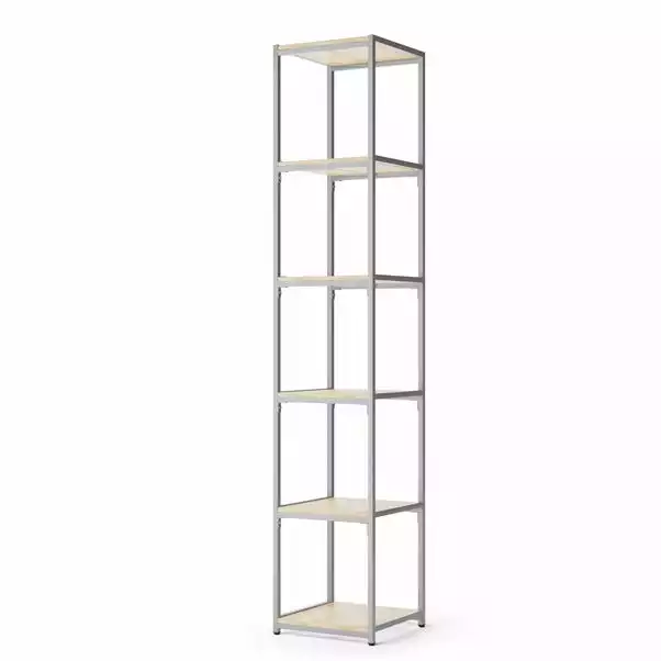 Dunelm Modular 6 Shelf Silver Frame Component 5 Dunelm Modular 6 Shelf Silver Frame Component - Image 5