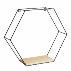 Dunelm Hexagon Shelving Set Of 3 Black -Dunelm Sales Store 30769906 alt02