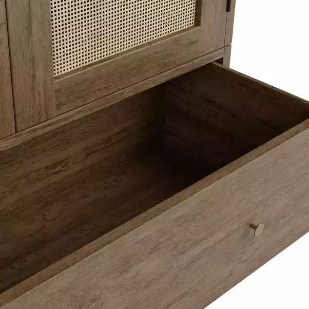 Dunelm Indi Double Wardrobe, Mango Wood 6 Dunelm Indi Double Wardrobe, Mango Wood - Image 6