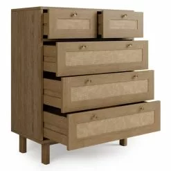 Dunelm Indi 5 Drawer Chest, Mango Wood -Dunelm Sales Store 30770719 alt04