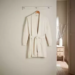 Dunelm Supersoft Lightweight Natural Dressing Gown