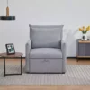Dunelm Grayson Grey Chair Bed Light
