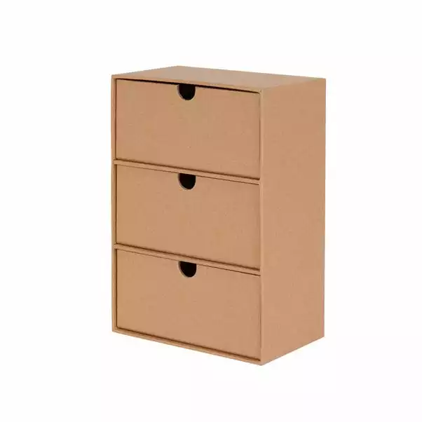 Dunelm Kraft Stationery Drawers 3 Dunelm Kraft Stationery Drawers - Image 3