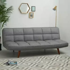 Dunelm Xander Grey Colour Pop Clic Clac Sofa Bed