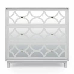 Dunelm Delphi 3 Drawer Chest, Grey & Mirrored 8 Dunelm Delphi 3 Drawer Chest, Grey & Mirrored -Dunelm Sales Store 30775917 alt02