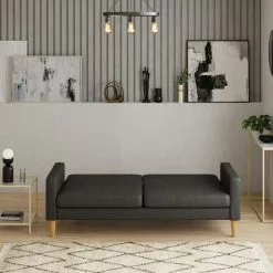 Dunelm Jacob Cord Sofabed Charcoal -Dunelm Sales Store 30776266 alt02