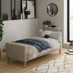 Dunelm Jacob Sherpa Sofa Bed Ivory -Dunelm Sales Store 30776267 alt03