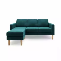 Dunelm Jacob Velvet Small Corner Chaise Sofa -Dunelm Sales Store 30776336 alt03