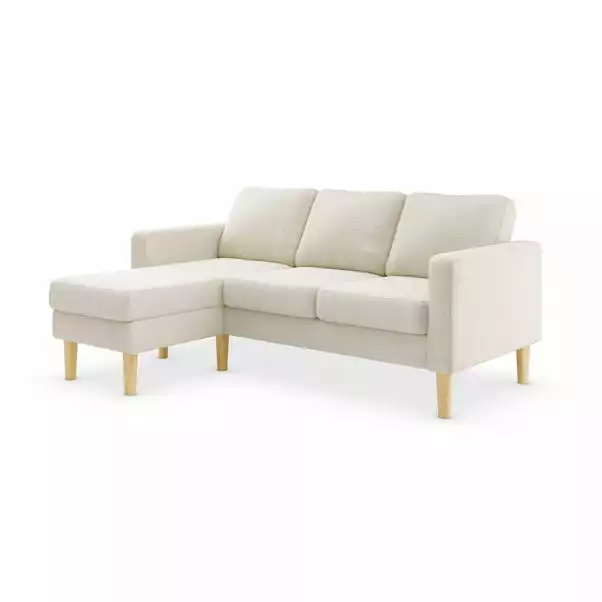 Dunelm Jacob Sherpa Compact Corner Chaise Sofa 2 Dunelm Jacob Sherpa Compact Corner Chaise Sofa - Image 2