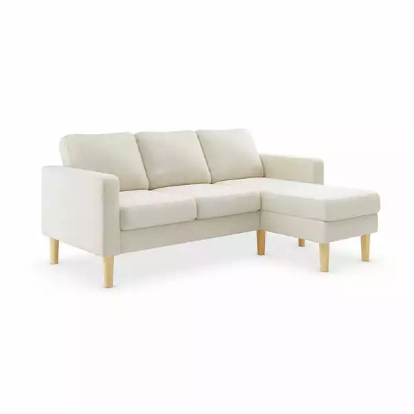 Dunelm Jacob Sherpa Compact Corner Chaise Sofa 3 Dunelm Jacob Sherpa Compact Corner Chaise Sofa - Image 3