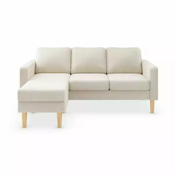 Dunelm Jacob Sherpa Compact Corner Chaise Sofa 4 Dunelm Jacob Sherpa Compact Corner Chaise Sofa - Image 4