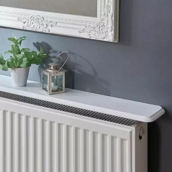 Gablemere White Radiator Shelf 1 Gablemere White Radiator Shelf