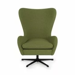 Elements Kuvert Soft Marl Swivel Chair Moss -Dunelm Sales Store 30779040 alt02
