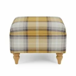 Dunelm Oswald Check Storage Footstool Tapered Leg 8 Dunelm Oswald Check Storage Footstool Tapered Leg -Dunelm Sales Store 30779049 alt02