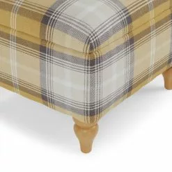Dunelm Oswald Check Storage Footstool Tapered Leg 9 Dunelm Oswald Check Storage Footstool Tapered Leg -Dunelm Sales Store 30779049 alt03
