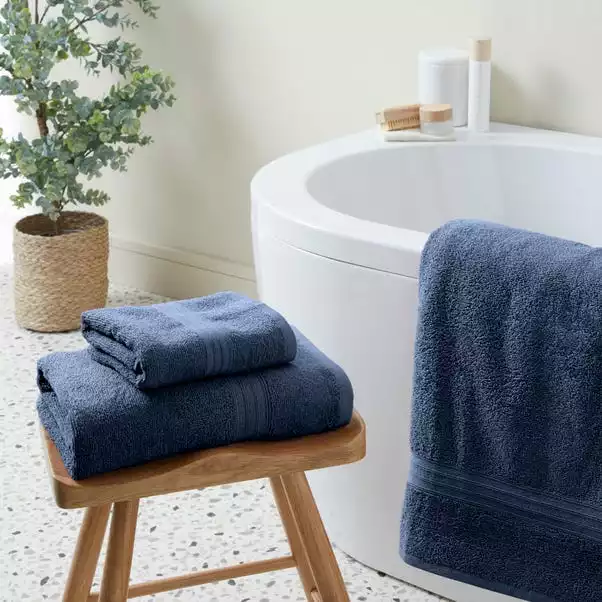 Dunelm So Soft Navy Towel 1 Dunelm So Soft Navy Towel