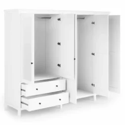 Dunelm Lynton 5 Door Wardrobe White -Dunelm Sales Store 30780267 alt04