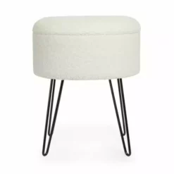 Dunelm Joanna Sherpa Footstool -Dunelm Sales Store 30780482 alt05