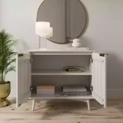 Dunelm Neena Small Sideboard, White Wash Acacia Wood -Dunelm Sales Store 30781310 alt02