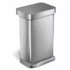 Simplehuman 45 Litre Liner Pocket Bin With Plastic Lid