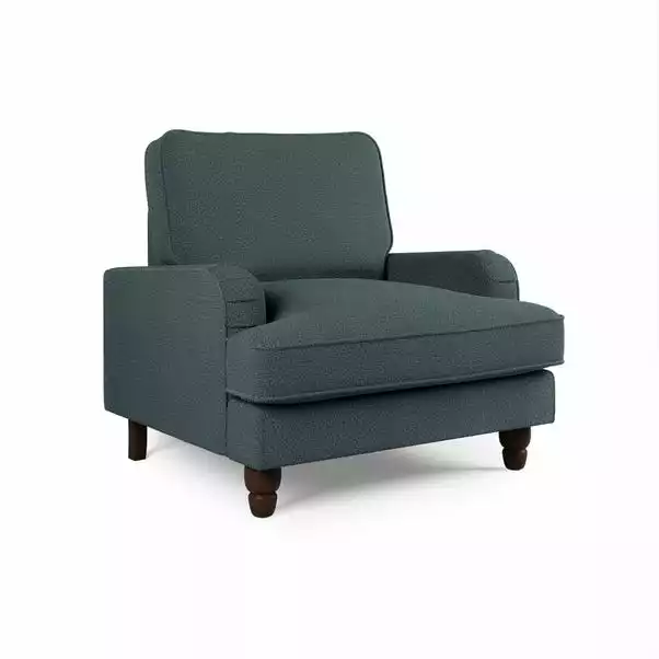 Dunelm Beatrice Chunky Soft Chenille Armchair 3 Dunelm Beatrice Chunky Soft Chenille Armchair - Image 3
