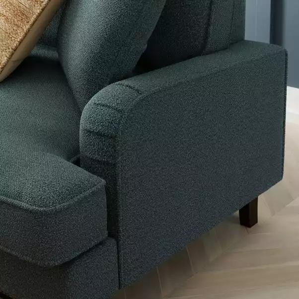 Dunelm Beatrice Chunky Soft Chenille Armchair 4 Dunelm Beatrice Chunky Soft Chenille Armchair - Image 4