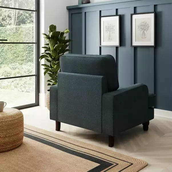 Dunelm Beatrice Chunky Soft Chenille Armchair 6 Dunelm Beatrice Chunky Soft Chenille Armchair - Image 6